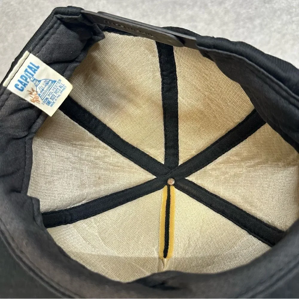 Shepard Detective System Hat‎ Black Full Foam Snapback Security Work Wear Casual